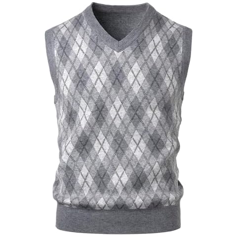 Gilet Harbrosrce en Laine V-Cou Cover