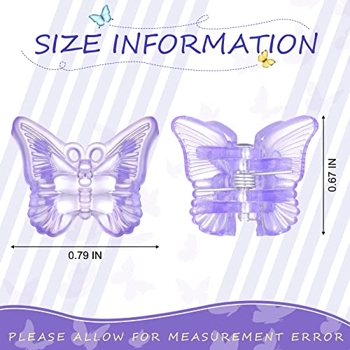 24 Pieces Butterfly Hair Clips Girls Women Mini Butterfly Hair Claw Clips Toddler Girl Hair Accessories 90S Accessories Girls Glitter Colorful Butterfly Small Cute Hair Clips (Stylish Pattern) #TOP4