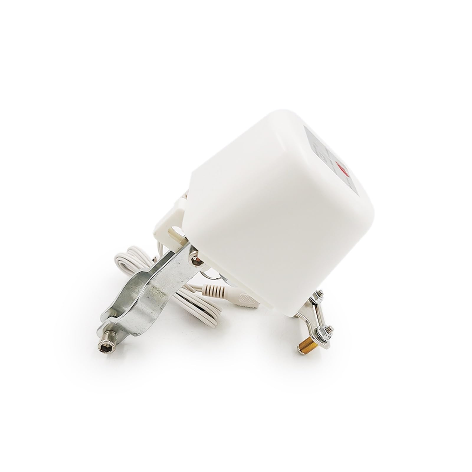 1/2 "Tuya Bezprzewodowy Manipulator Sterujący DN15 Gaz Woda WiFi Inteligentny Zawór SmartLife Odcinający Kontroler OszczęDność Wody(White)