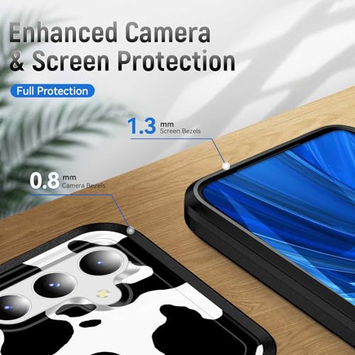 Coque Galaxy S23 FE 5G antichoc imprimé vache protection 6,4 pouces