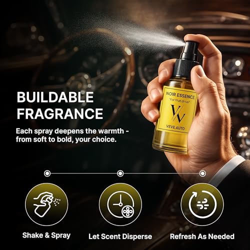 Image of Luxury Lemon Car Perfume Spray - Long Lasting Car Fragrance (50ml) | Long Lasting Car Fragrance for Premium Vehicles | Best Car Perfume for Luxury Cars | Odor Neutralization Luxury Perfumes