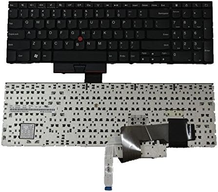 New Laptop Keyboard with trackpoint Replacement for Lenovo IBM Thinkpad Edge E520 E520S E525 Series P/N: 04W0872 04W0836 04W2236 0A62039 41SM0R 0A62075, US Layout Black Color