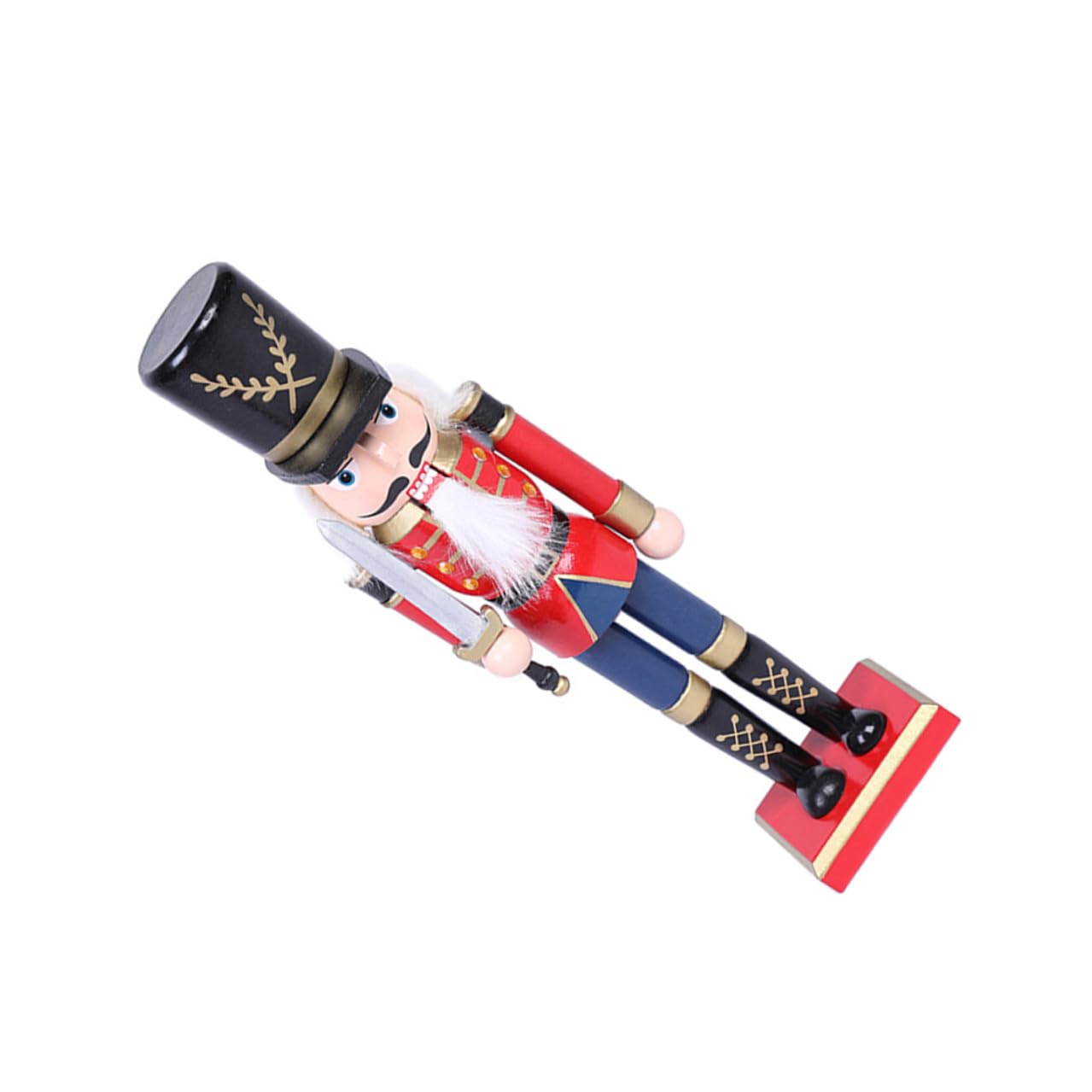 Casse-Noisette Soldat en Noyer idée cadeau de Noël en bois