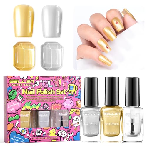 GELLEN Metallic Nail Polish Set