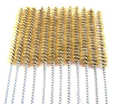 6 Goliath Industrial 16 Brass Wire Tube Cleaning Brush 1/2 TB12B Brushes Gun