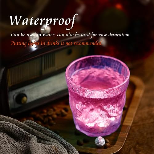 Image of 50Pcs Balloon Lights Mini Led Lights Round Long Standby Time Multicolor Ball Lamps Paper Lantern Balloon Liamps for Birthday Party Christmas Halloween Decoration Pink