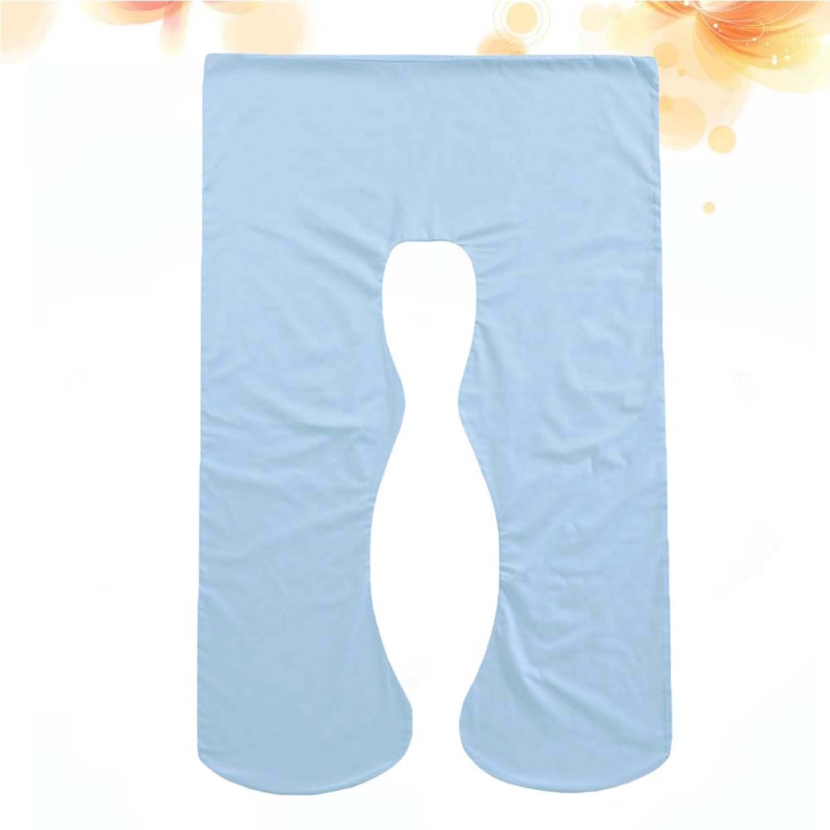ULDIGI U-Shape Pillow Case for Pregnant Women 1pc Cotton Knit Pillow Cover Washable Arm Body Support Sky