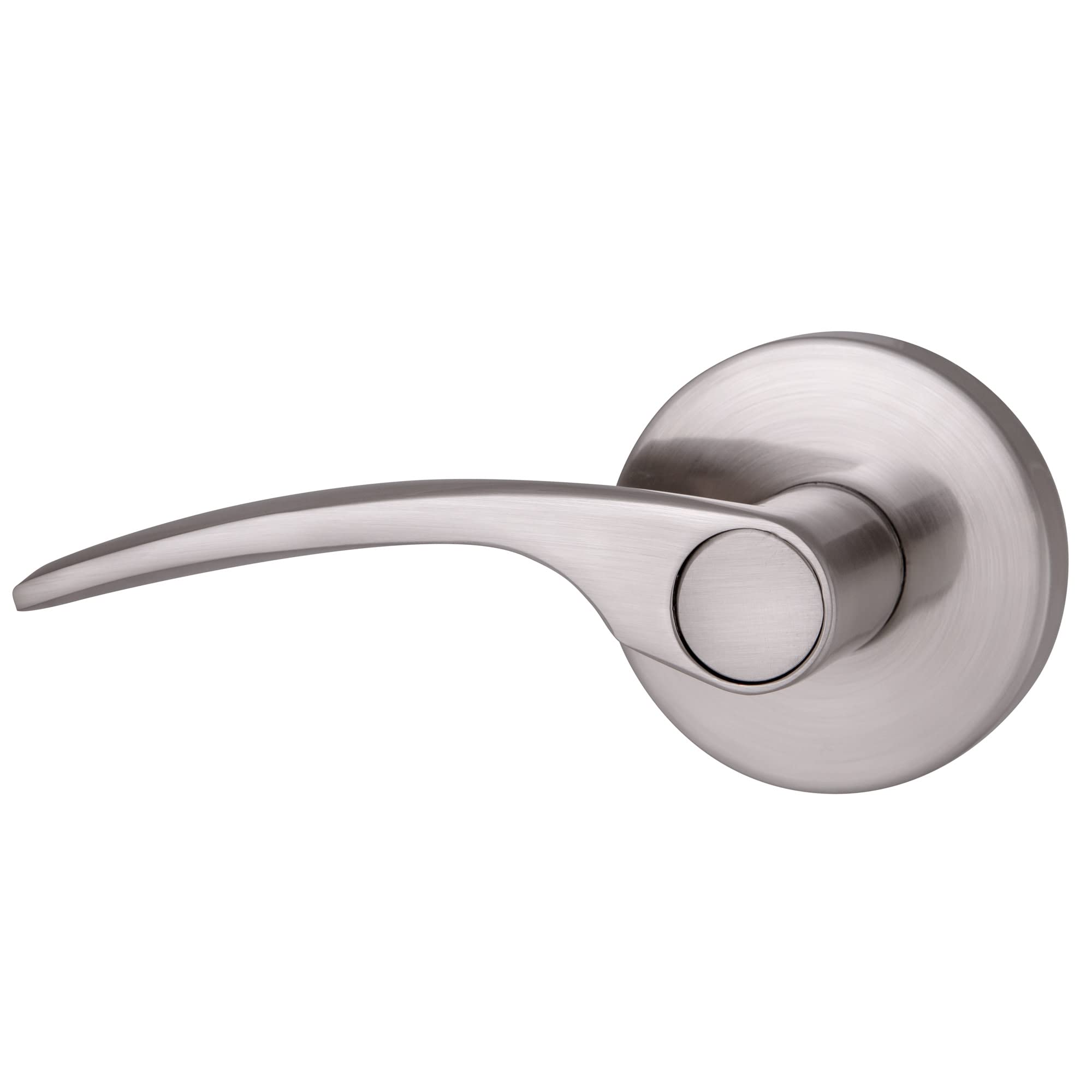 Manchette Ronan Design House 582130 en nickel satiné pour porte