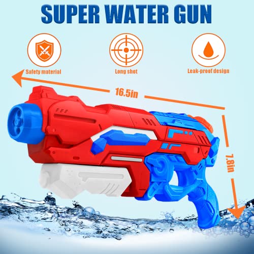 Wasserpistole 1200ml Mit Großer Reichweite Wasserspritzpistole Wasserspritzpistolen 10-11 Meter Water Gun Garten für Kinder und Erwachsene.