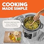 Instant Pot, 8-Quart Whisper Quiet 9-in-1 Electric Pressure Cooker, Slow Rice Cooker, Steamer, Sauté, Yogurt Maker, Warmer & Sterilizer, App With Over 800 Recipes, Stainless Steel, Duo Plus - Image 5