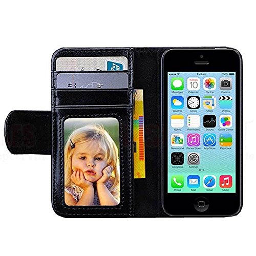 Generic MC0122 Cell Phone Case for iPhone 5c - Non-Retail Packaging - Black