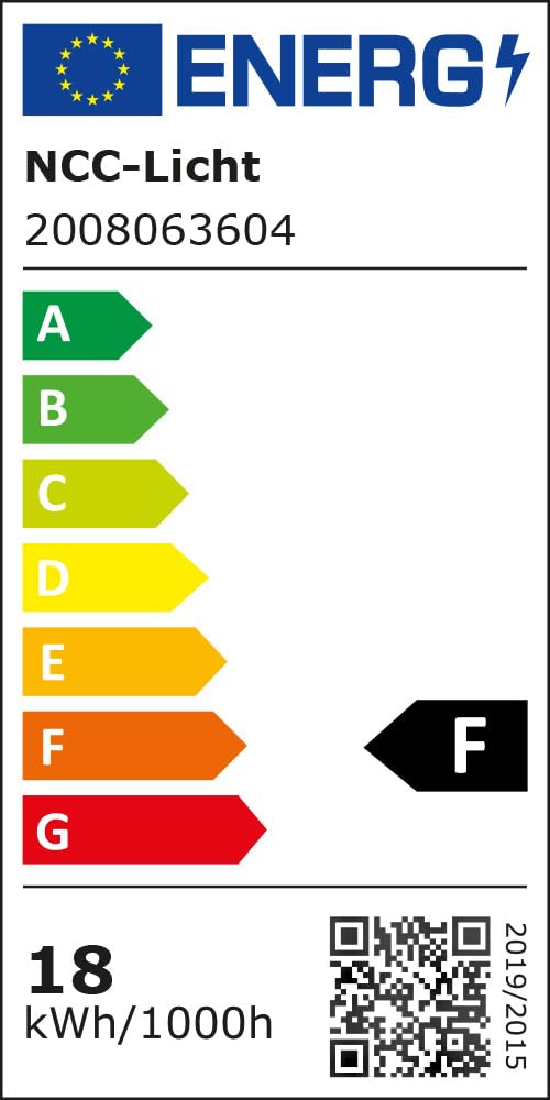 NCC-Licht 10 bombillas LED T8, 120 cm, 18 W, G13, 840, blanco neutro, 4000 K, incluye arrancador