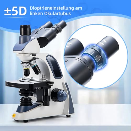 Microscopio de laboratorio SWIFT SW380T trinocular 40X-2500X con luz transmitida 5