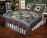 Elegant Decor Smoky Mountain Cotton Western Patchwork Quilt Collection (Standard Sham 20' W x 26' L)