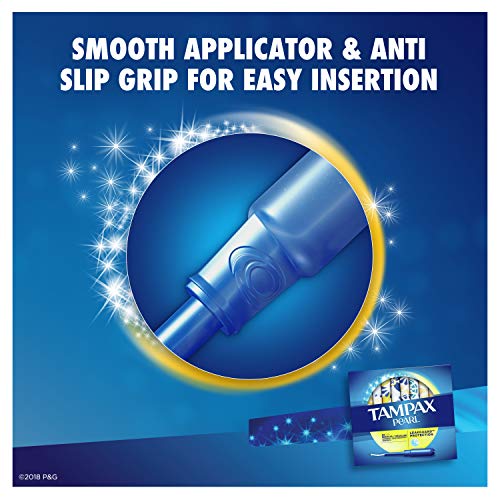 image for Tampax Pearl Tampons with Plastic Applicator, Regular Absorbency, 200 