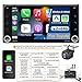 2+64G Radio for Toyota RunX 2003 2004 2005 2006, 7 in IPS Touchscreen Stereo Android 13 Wireless Apple Carplay Android Auto 32EQ 5G WiFi 1080P Bluetooth