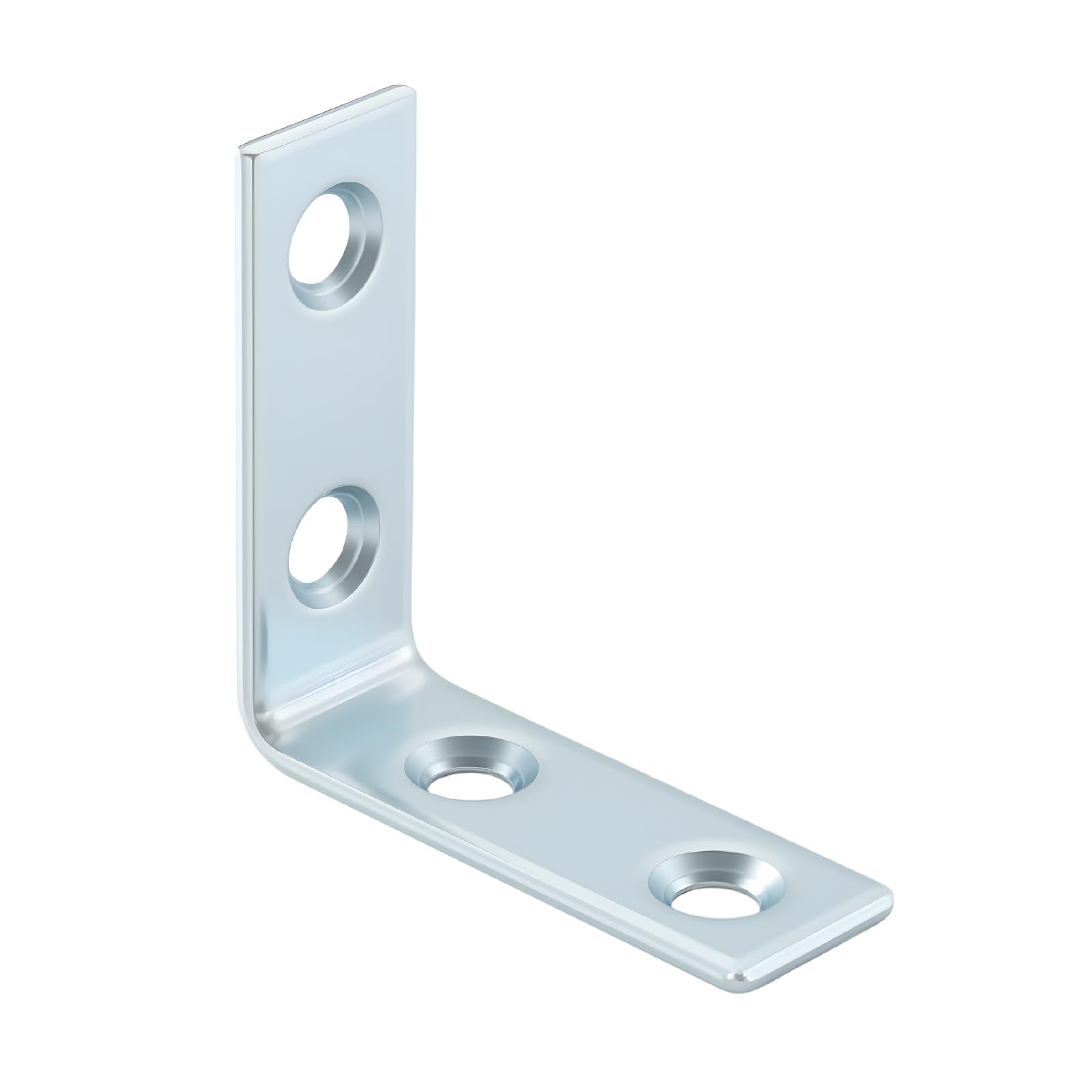 Home Master Hardware - Soportes en ángulo recto para esquinas con tornillos de 1-1/2 pulgadas, 40 unidades