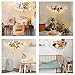 Dremisland Stuffed Animal Toy Hammock with Fairy Lights Macrame Boho Plush Toy Net Hammock with Tassels-Stuff Animals Organizer Storage Corner Toys Net Holder for Nursery Play Room, Kids Bedroom