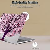 HLAAJJX Twarde etui do MacBooka 12 cali 2015 2016 2017 wydanie model A1534 z wyświetlaczem Retina, twarde etui ochronne z motywem drzewa z kropkami