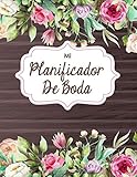 rustico brot  Mi Planificador De Boda: Un Organizador de Bodas, Rústico con Flores Moradas y Rosas
