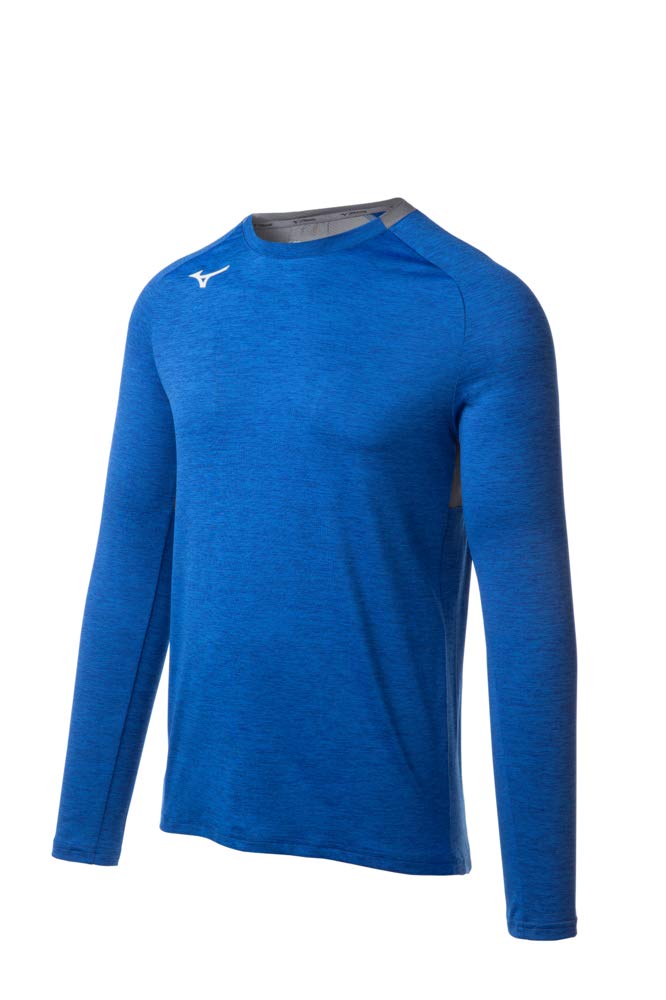 Mizuno Men's Alpha Long Sleeve, Royal, XX-Large