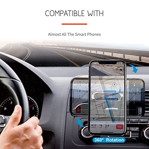 Image of TANTRA Magno Magnetic Mobile Holder for Car Dashboard with World's Powerful & Strongest 6 Magnets (Magnetic)