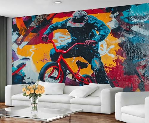 XUWEISI Graffiti & Motorcycle Racing Wall Murals 169