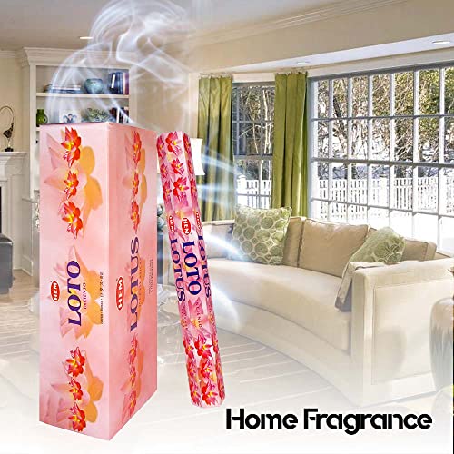 Lotus - Box Of Six 20 Stick Tubes - Hem Incense #TOP2