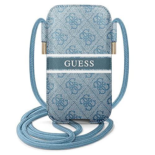 Guess Accessoires Smartphones Marque Modèle Handbag GUPHL4GDBL 6.7 "Blue/Blue Hardcase 4G Stripe