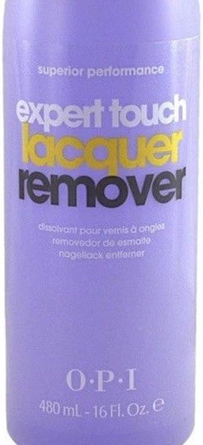 New Expert Touch Nail Polish and GelColor Remover Removes dark shades of lacquer fast Non-drying, moisturizing formula | 16 fl.oz, 480 ml.