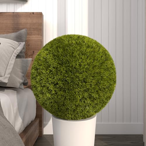 Bola de hierba Deco 79 de 15 pulgadas para salones y terrazas 8