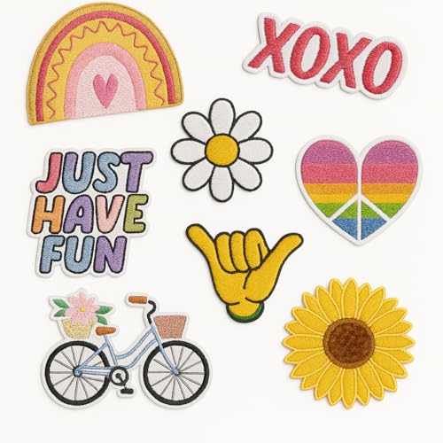 Customized Blue Denim Jacket with Name, Colorful Fun Patches, Personalized Outerwear Jacket for Casual or Special Occasions - Unique Gift for Birthdays & Everyday Wear (Adult L/XL)3