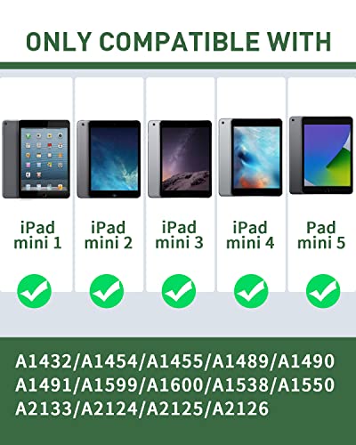 Ipad Mini 1/2/3/4/5 Case,Aicase Kickstand Shockproof Heavy Duty High Impact Resistant Rugged Hybrid Three Layer Armor Full Body Protection Case For Ipad Mini 5/4/3/2/1 7.9-Inch #TOP2