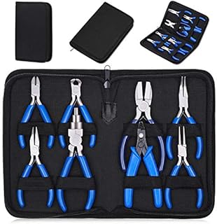 Jewelry Pliers, Shynek 8pcs Jewelry Making Pliers Tools Micro Jewelry Pliers Set Jewelry Making Kit for Jewelry Making Supplies
