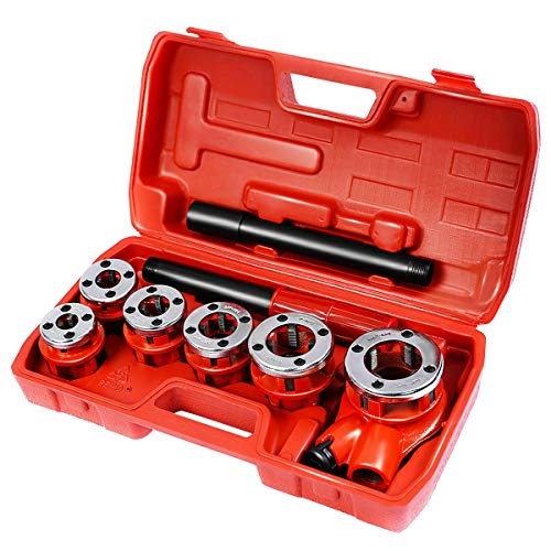Kit de roscadora de tubería con 6 dados y estuche miniatura 2