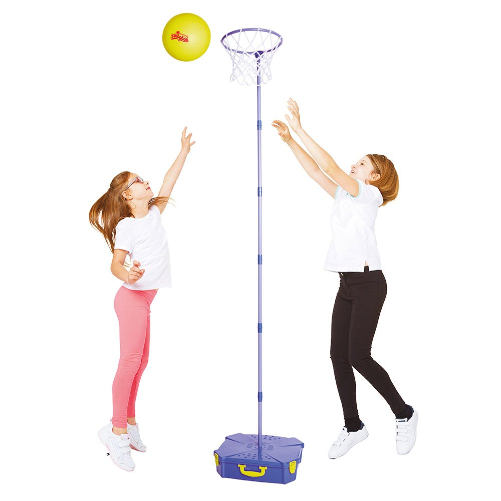 Swingball All Surface Netball | Jeu pour Les Enfants | S'entraîner dans Le Jardin | S'amuser en Plein Air