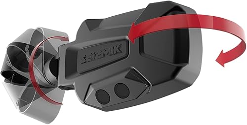 Miniatura 3 de Seizmik Pursuit Night Vision Series Espejo retrovisor lateral de 1.75" Tubo redondo