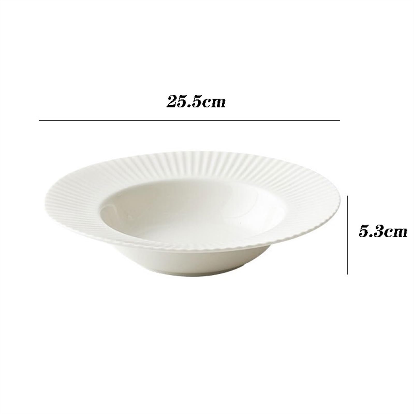 Pastaschalen Speiseteller Leichter, luxuriöser, exquisiter Frühstücksteller, Keramik, for den Haushalt, westlicher Salatteller, Hotel, personalisiertes großes Geschirr Essteller