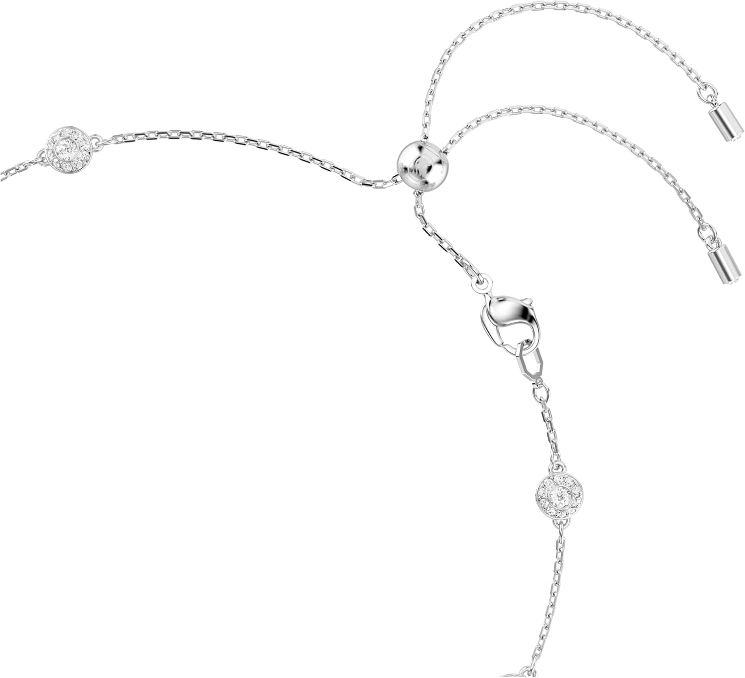 Swarovski UNA:NECKLACE DOUBLE SIDE CRE/RHS