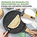 Imagen de NutriChef sarten para crepes con esparcidor de madera