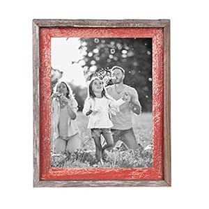 BARNWOODUSA | Farmhouse Style Rustic 20x28 Picture Frame | Signature Molding | Upcycled Wood | Rustic | Rustic Red/Gray BARNWOODUSA Farmhouse Style Rustic 20×28 Picture Frame Signature Molding Upcycled Wood Rustic Rustic RedGray