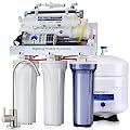 iSpring RCC1UP 6-Stage 100 GPD Under Sink Reverse Osmosis Drinking Water Filtration System With Booster Pump and UV Ultraviolet Filter