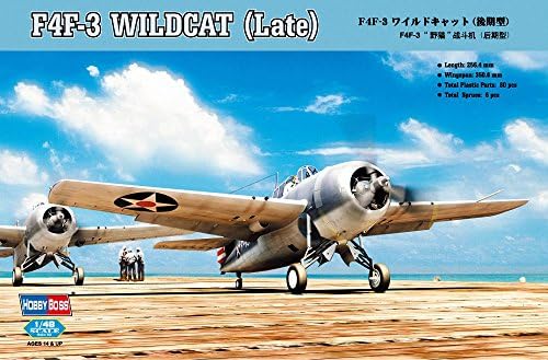 Hobby Boss F4F-3 Wildcat (Late) Airplane Model Building Kit