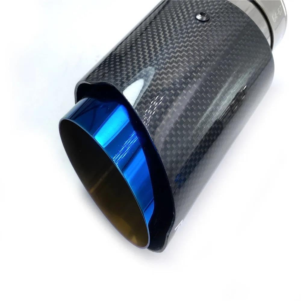 Embout D'Échappement Universel Acier Inoxydable Mat 51/54/57/60mm - 1 Pièce DZSQOMHGD