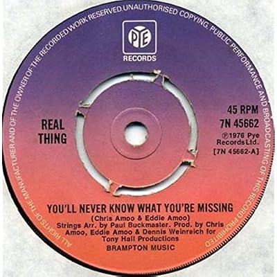 YOU'LL NEVER KNOW WHAT YOU'RE MISSING 7 INCH (7" VINYL 45) UK PYE 1976