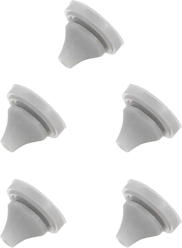 Miniatura 8 de uxcell 10 boquillas de repuesto para cabezal de ducha, boquilla de silicona, boquilla de rociador, punta redonda, piezas de reparación de cabezal de