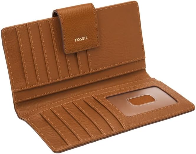 Fossil Women's Logan Leather Wallet RFID Blocking Tab Clutch - Image 2