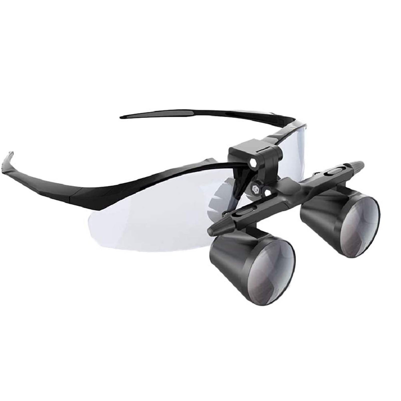 SaryEdge Magnifying Glasses Dental Loupes, Dental Binocular Loupes Magnifier Optical Glass Plastic Frame,2.5X,