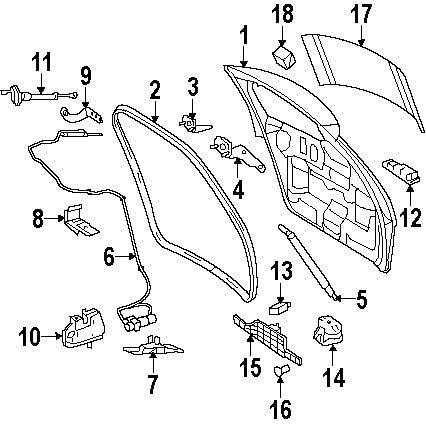 Mercedes-Benz 164 800 30 48, Tailgate Pull Down Motor