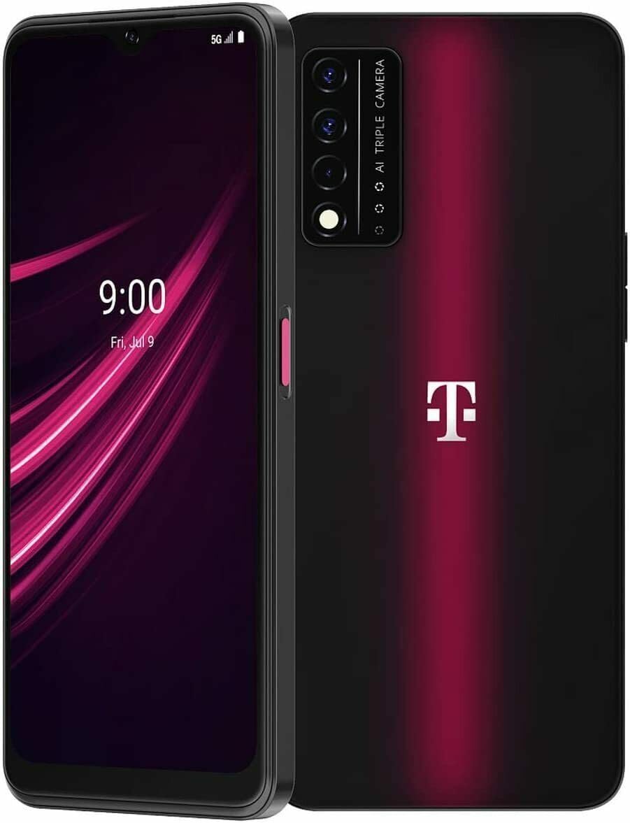 T-Mobile REVVL V+ 5G Android 64GB Smartphone - Nebula Black (Renewed) (T-Mobile Unlocked)